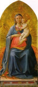 Beato Angelico - Madonna di Pontassieve (Galleria degli Uffizi)
