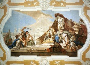 [IMMAGINE 03] G.B. Tiepolo_Il giudizio di Salomone_Udine_Palazzo Patriarcale_sala rossa (1729)