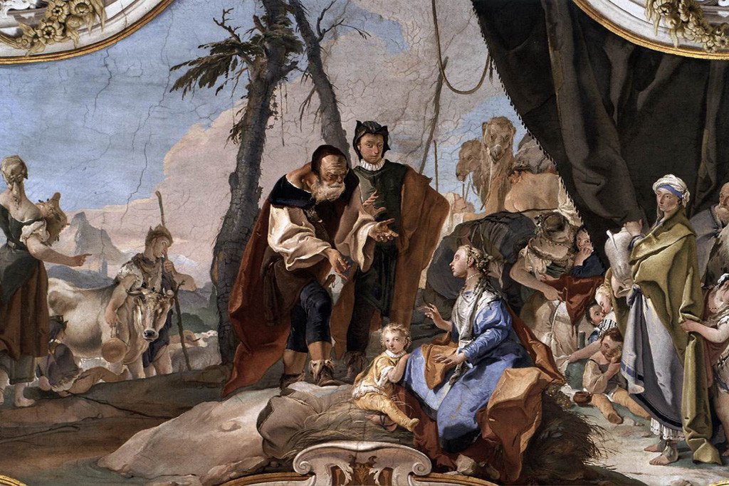 Tiepolo - Rachele nasconde gli idoli