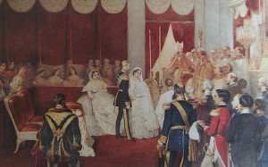 Il matrimonio presso la cappella del Palazzo Reale di Bruxelles