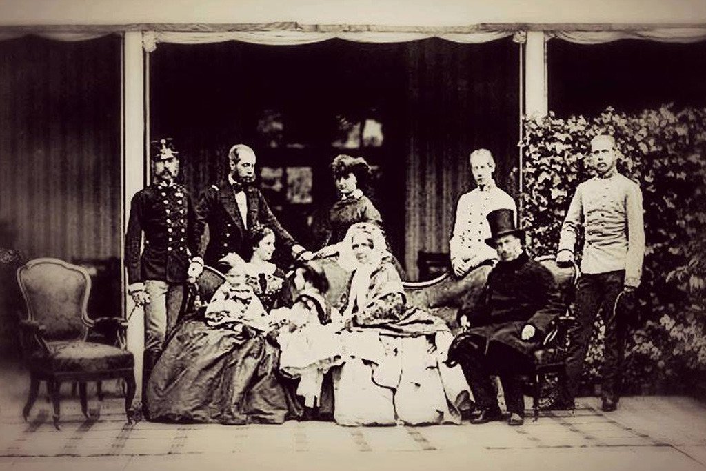 La famiglia Asburgo nel 1860