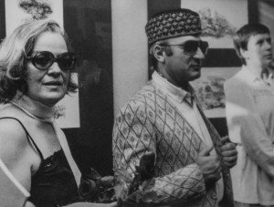 Mario Scarpati con la moglie Elsa Fonda all'Accademia di Cracovia 1984